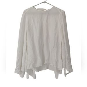 Maje Cream Flowy Blouse
